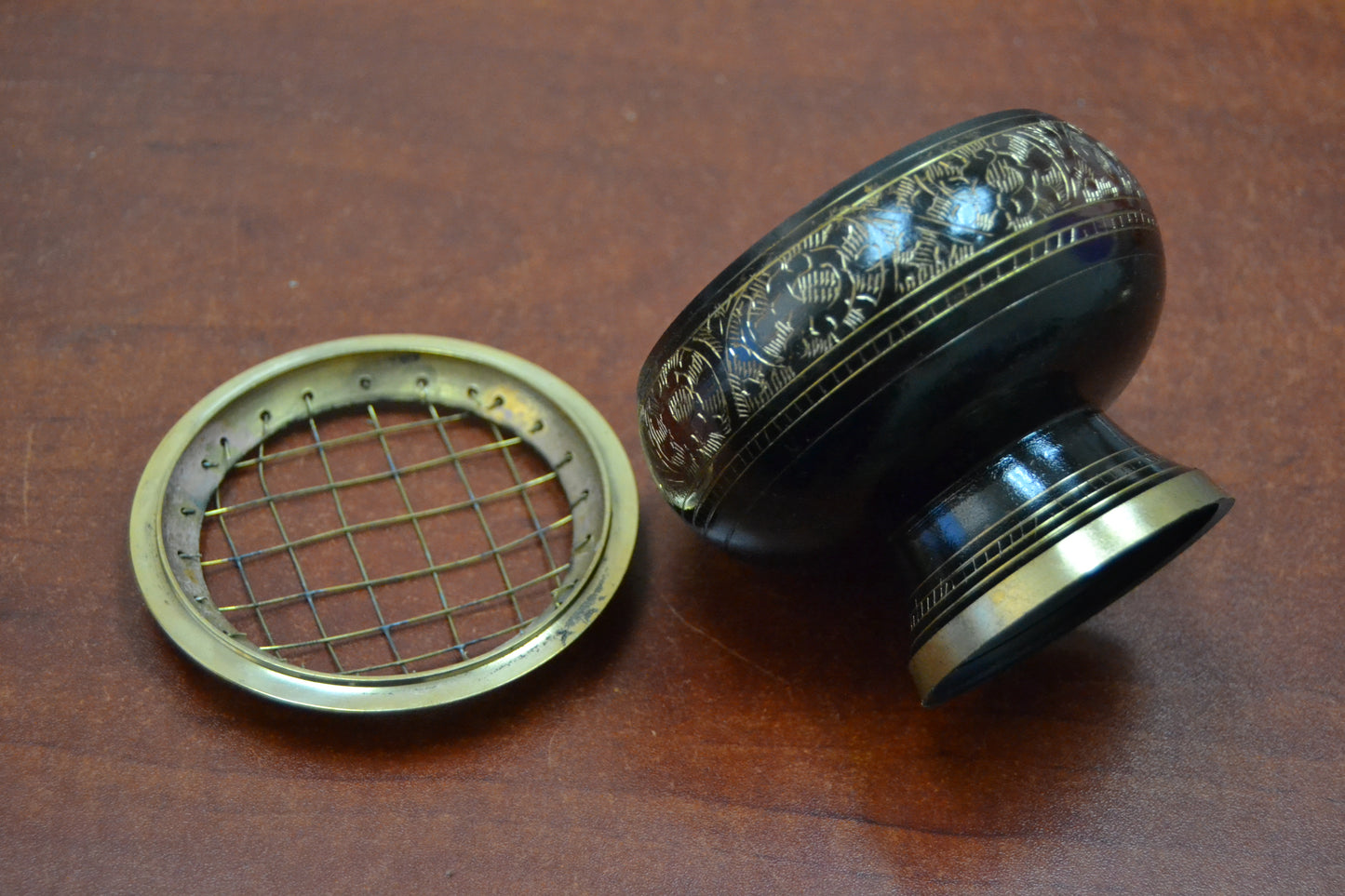 Handmade Brass Incense Burner | Charcoal Lamp (Minimal Holder)