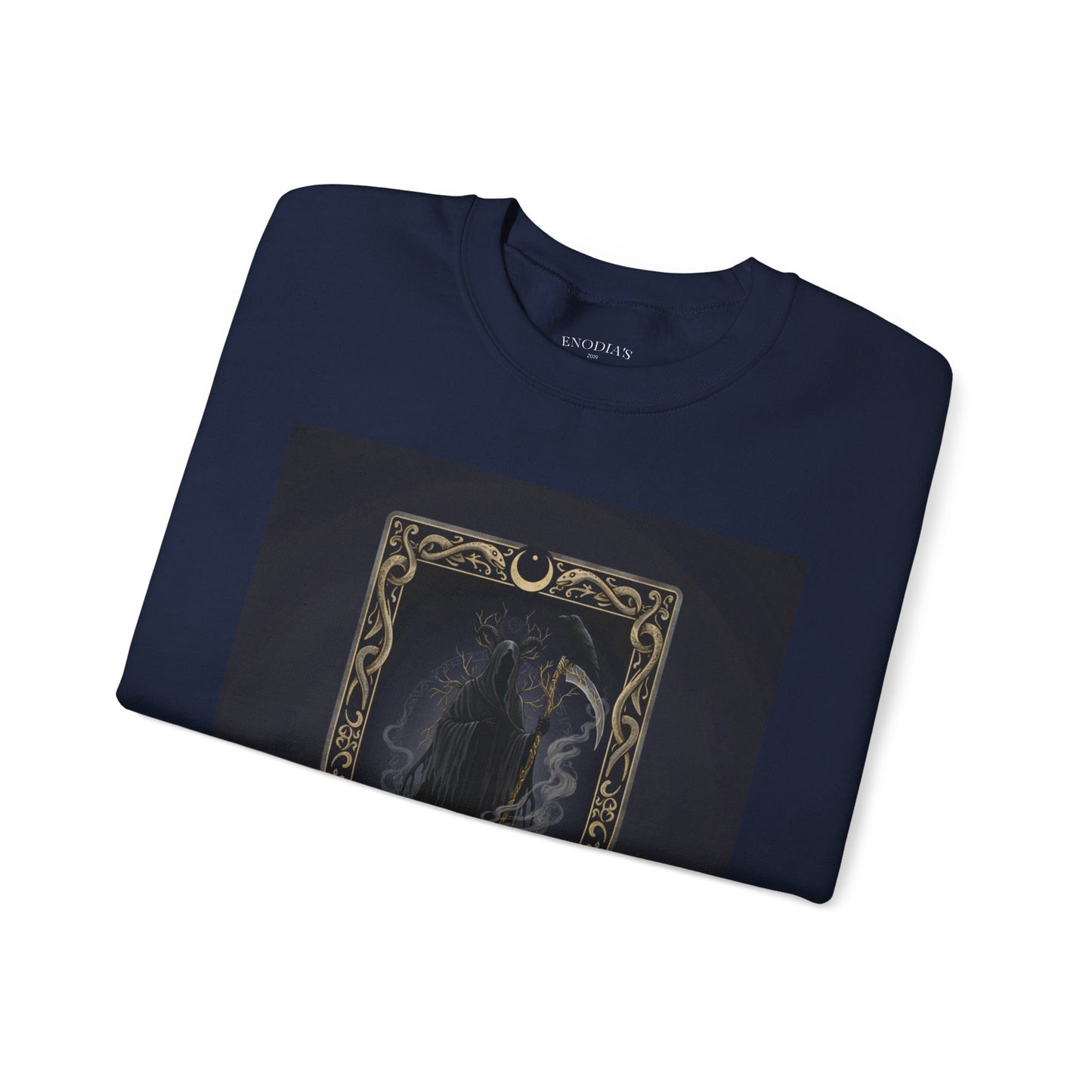 Tarot Card Arcana Sweatshirt | modern tarot apparel, classic tarot style