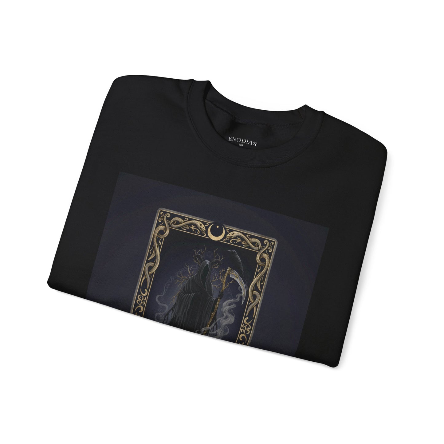 Tarot Card Arcana Sweatshirt | modern tarot apparel, classic tarot style