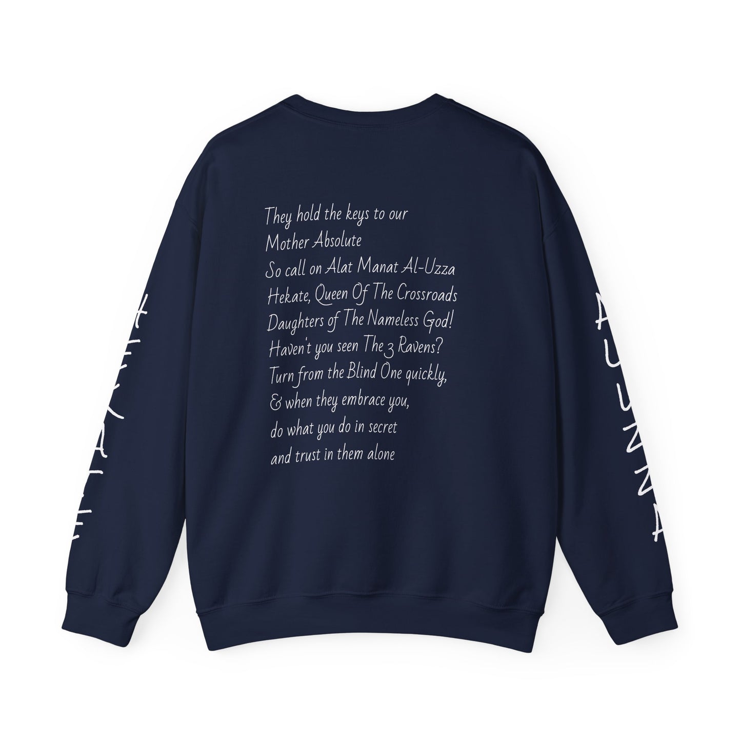 Tarot Card Arcana Sweatshirt | modern tarot apparel, classic tarot style