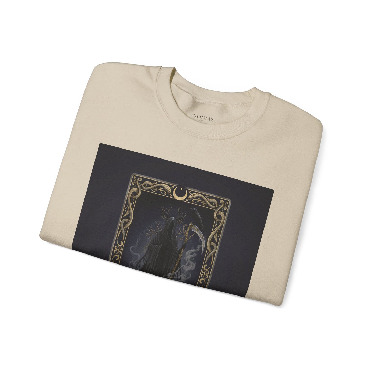 Tarot Card Arcana Sweatshirt | modern tarot apparel, classic tarot style