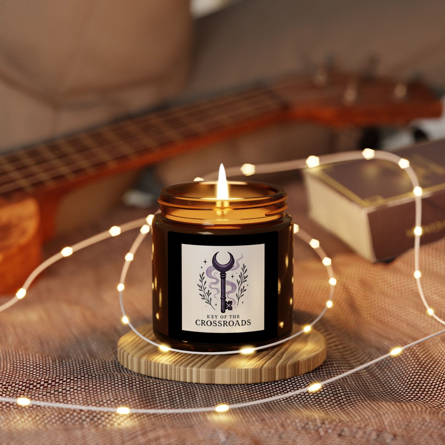 Key Of The Crossroads, White Sage Lavender Scent, Spiritual Home Decor, Ritual Altar Decor
