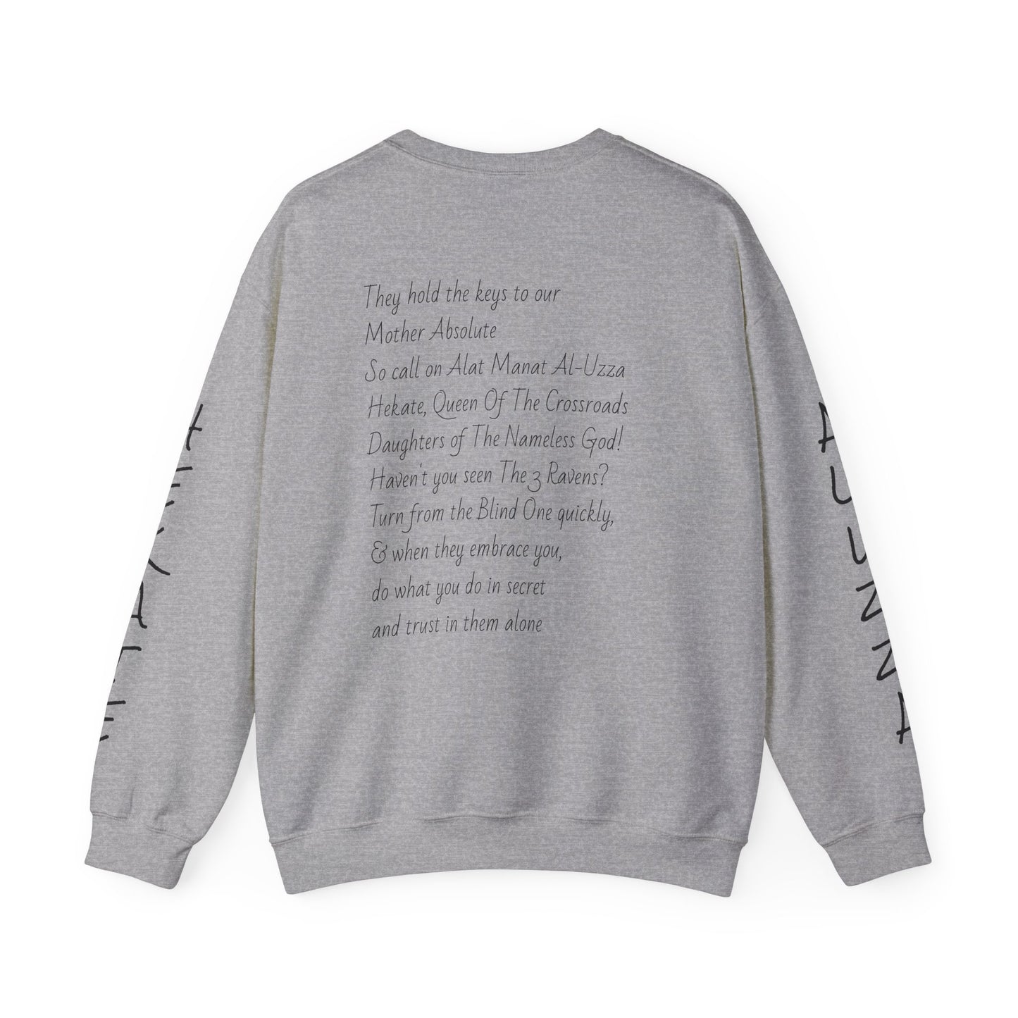 Tarot Card Arcana Sweatshirt | modern tarot apparel, classic tarot style