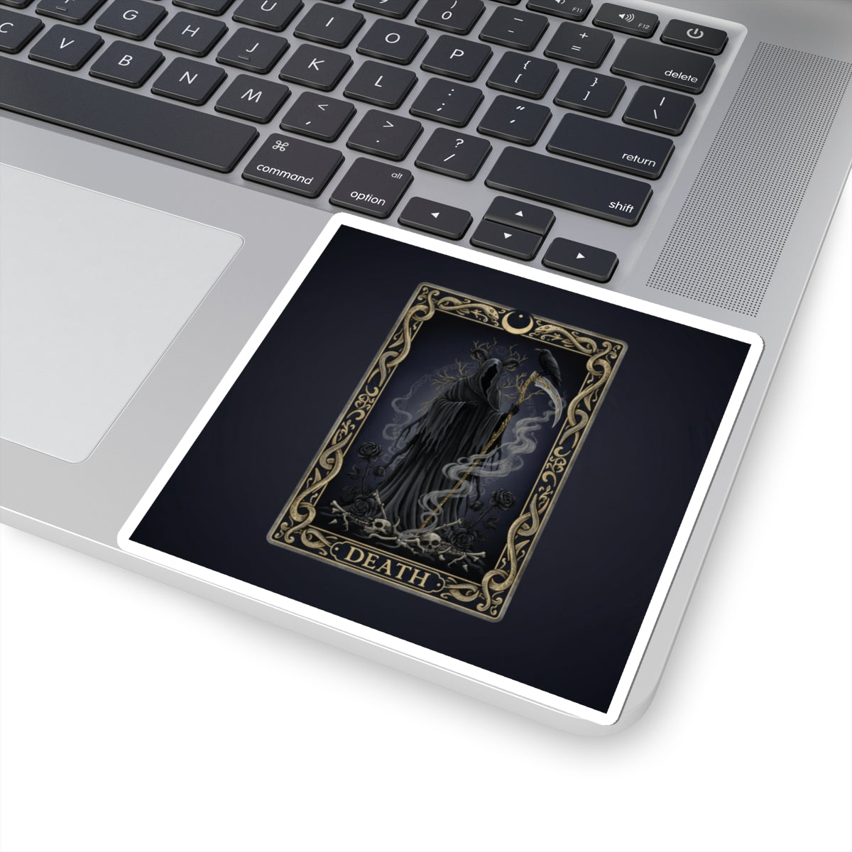 Death Tarot Card Sticker | classic tarot style, arcana collectible