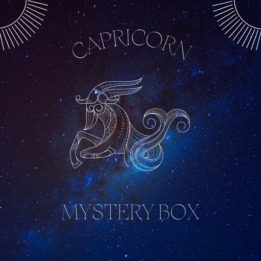 Capricorn Zodiac Mystery Box | Curated Crystal & Botanical Set