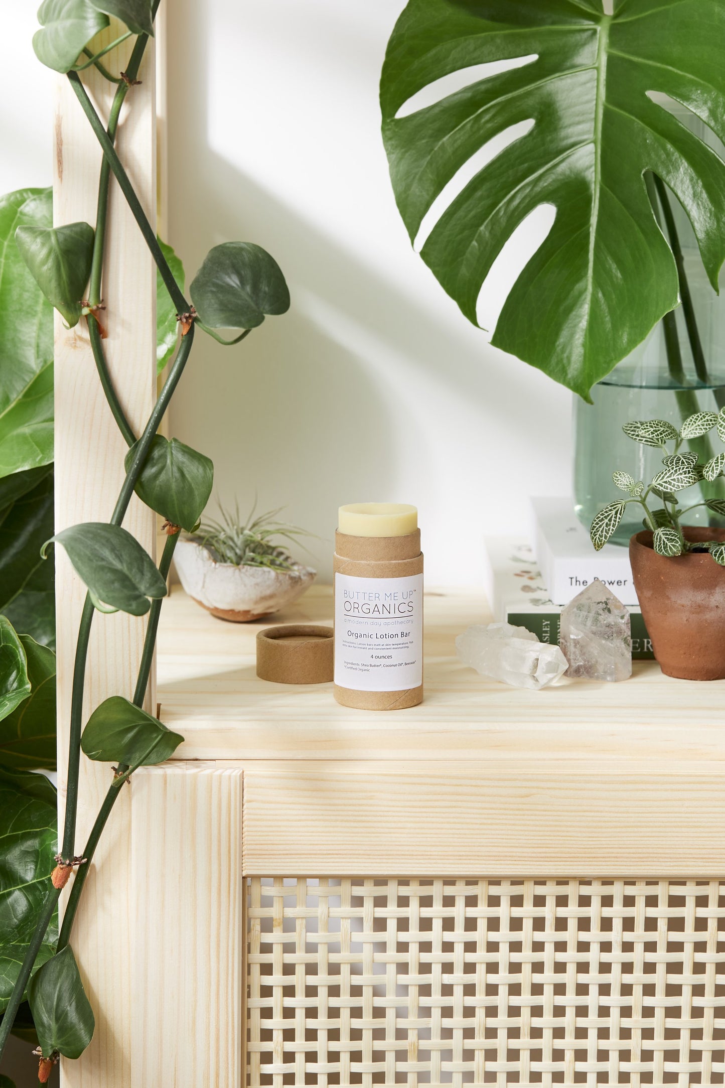 Organic Shea Butter & Coconut Oil Lotion Bar | Hydrating Solid Moisturizer