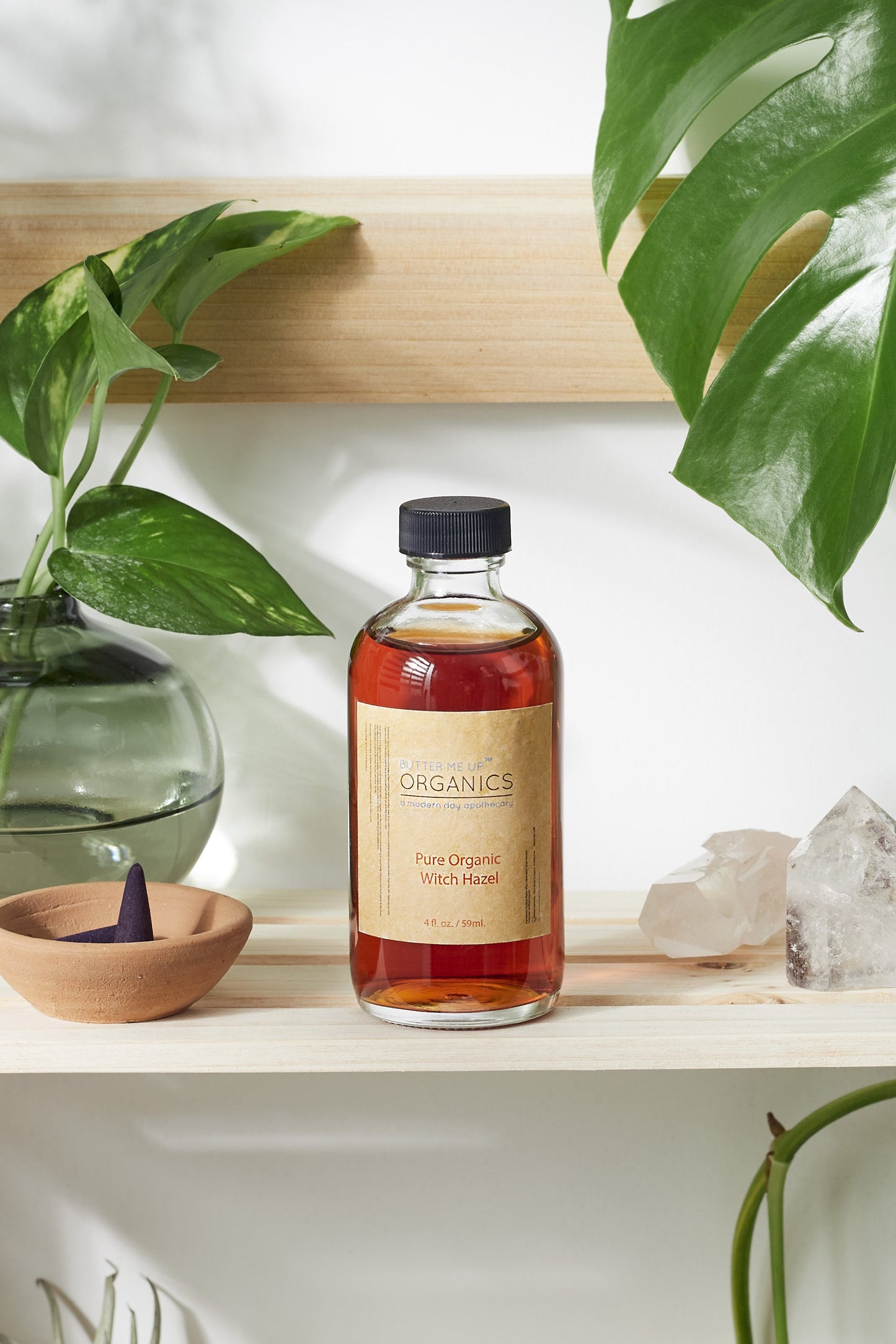 Organic Witch Hazel Facial Toner | Natural Pore Refining & Acne-Prone Skin Toner