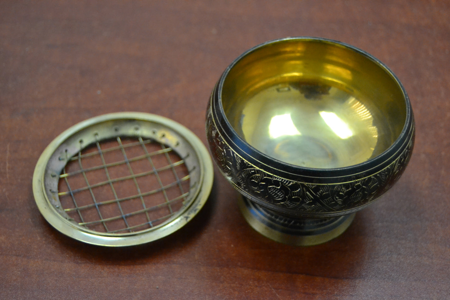 Handmade Brass Incense Burner | Charcoal Lamp (Minimal Holder)