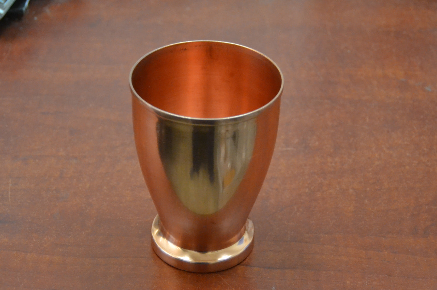 Handmade Copper Drinking Cup | Solid Metal  (400ml)