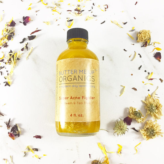 Super Acne Fighter | Organic Acne Treatment Serum for Blemishes & Scar Care