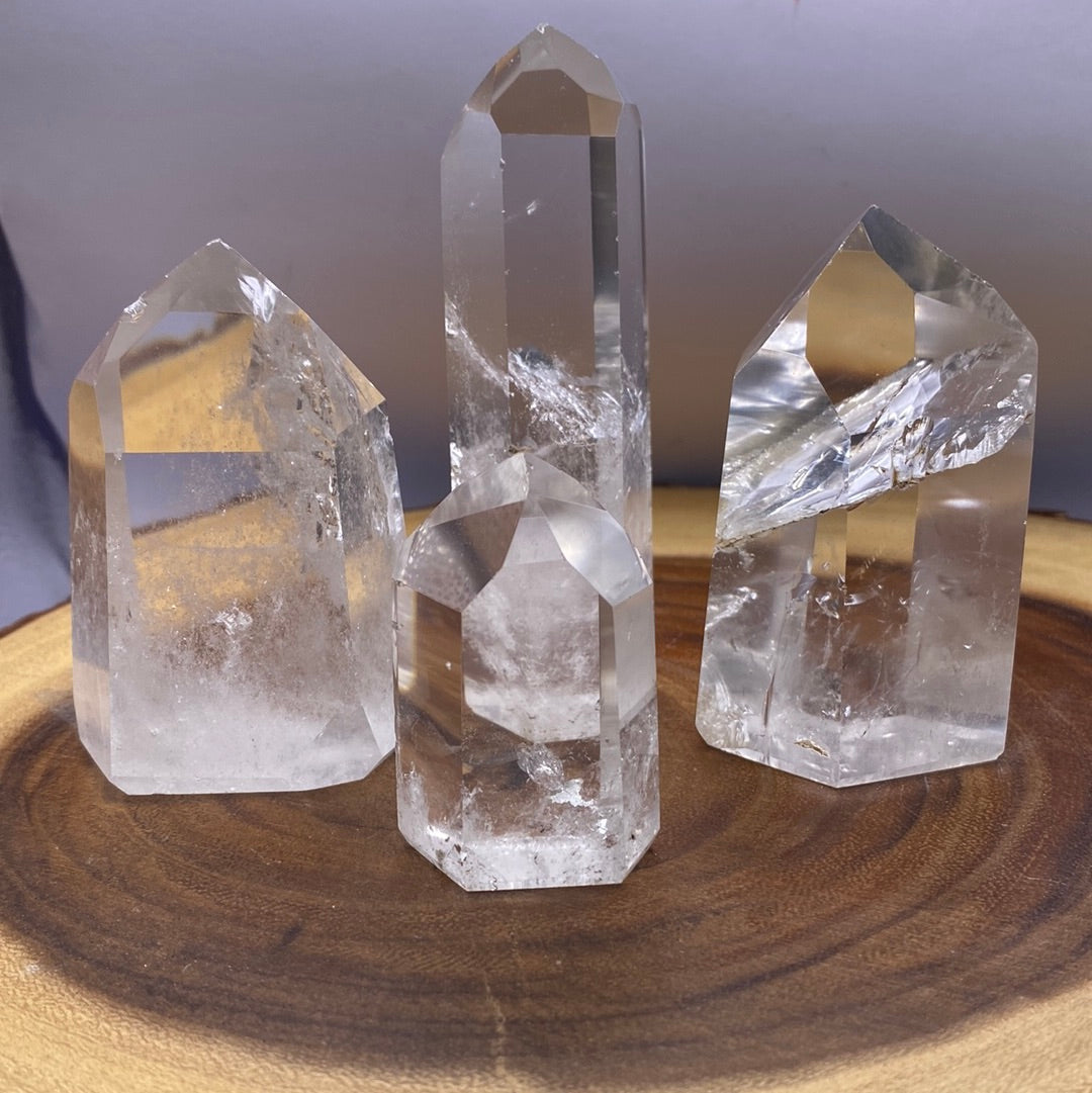 Clear Quartz Crystal Tower | Natural Quartz Point from Brazil