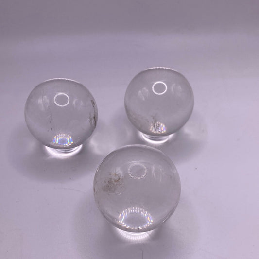 Clear Quartz Sphere | Natural Rock Crystal Orb (35–40mm)