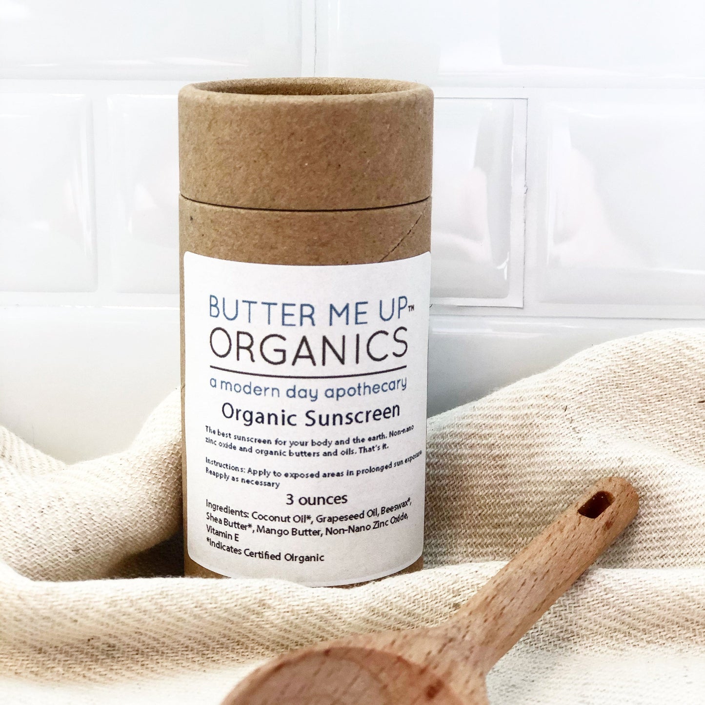 Natural Organic Sunscreen SPF 45 | Zinc Oxide Mineral Sun Cream