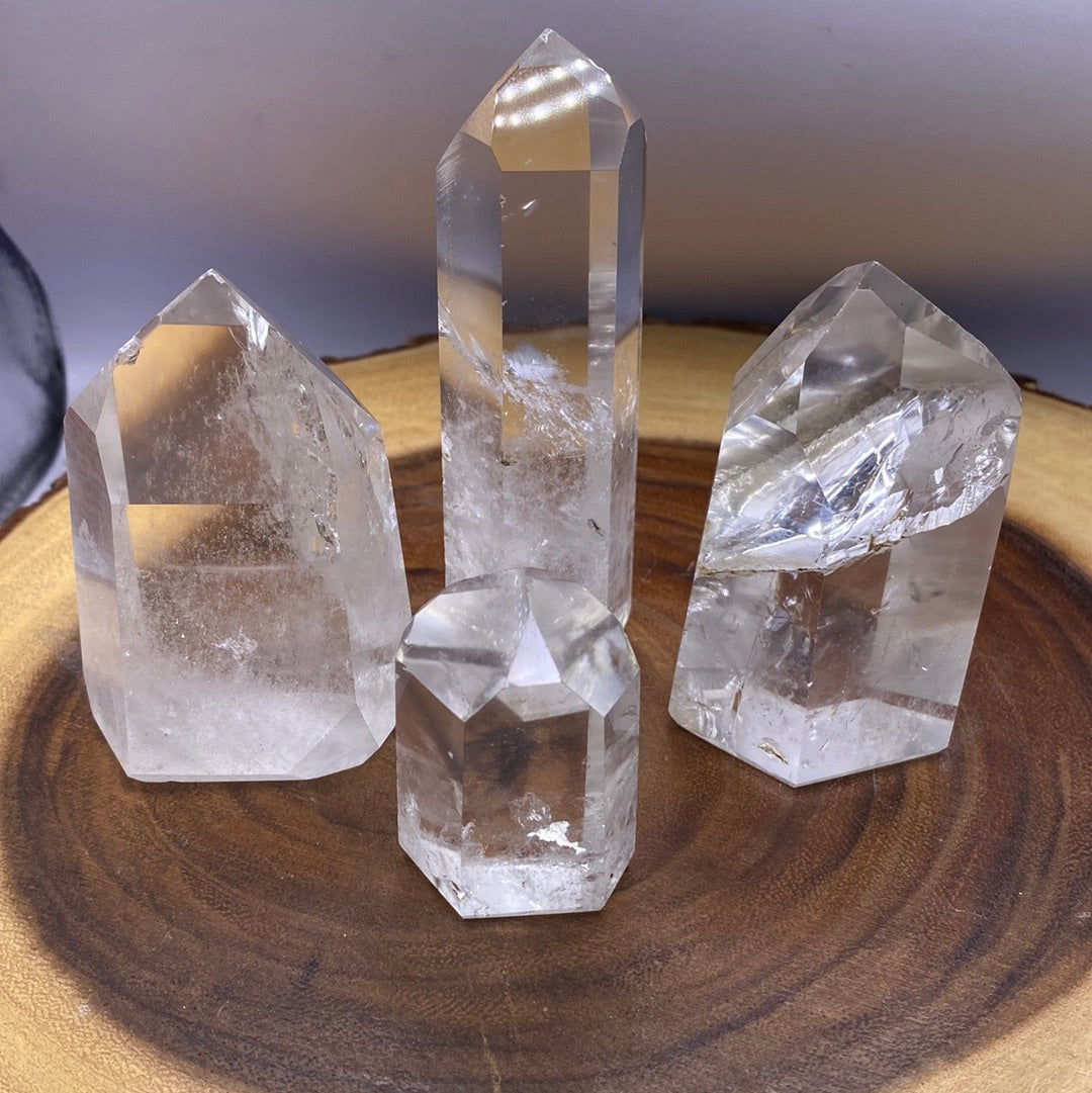 Clear Quartz Crystal Tower | Natural Quartz Point from Brazil