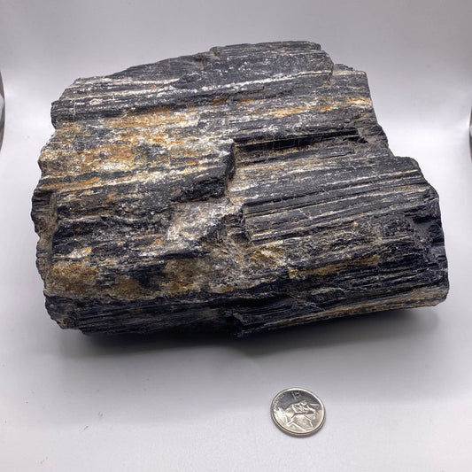 Black Tourmaline 9.7 lb Specimen | Natural Large Mineral Display Stone