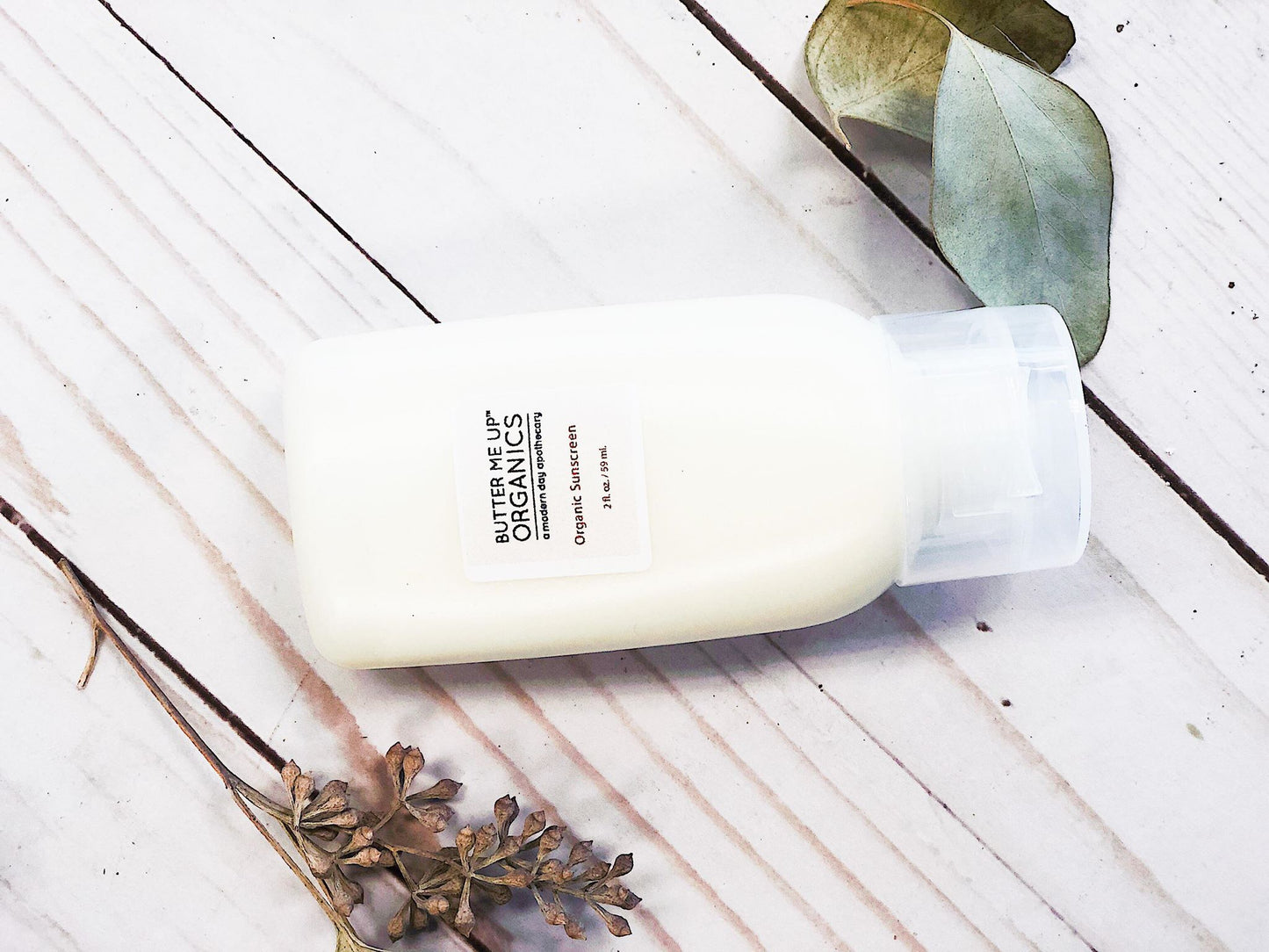 Natural Organic Sunscreen SPF 45 | Zinc Oxide Mineral Sun Cream